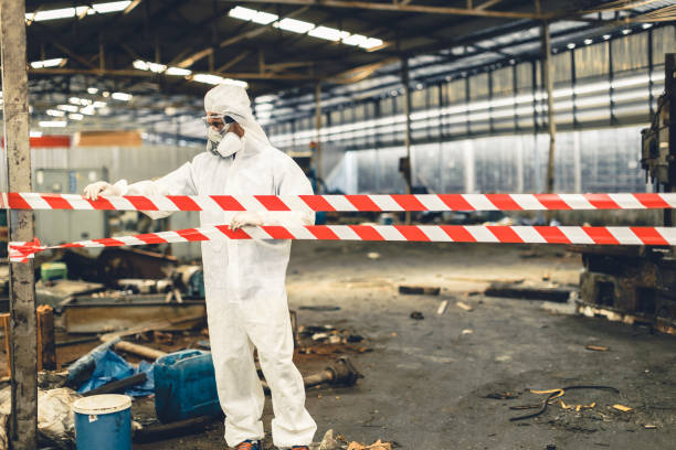Professional Trauma Scene Cleanup technician working in Syracuse, NY
